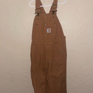 Carhartt Tan Overalls like NEW size 7
